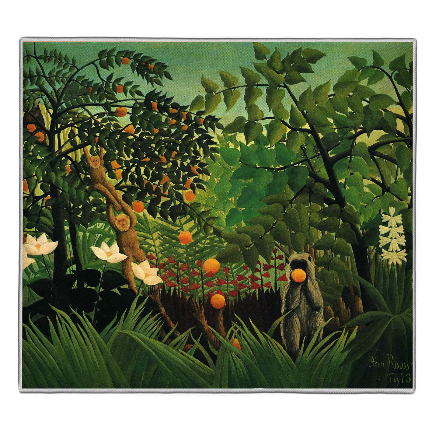 {[en]:Exotic Landscape - Henri Rousseau Pocket Rectangle