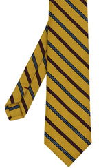 {[en]:Atkinsons Stripe Irish Poplin Tie