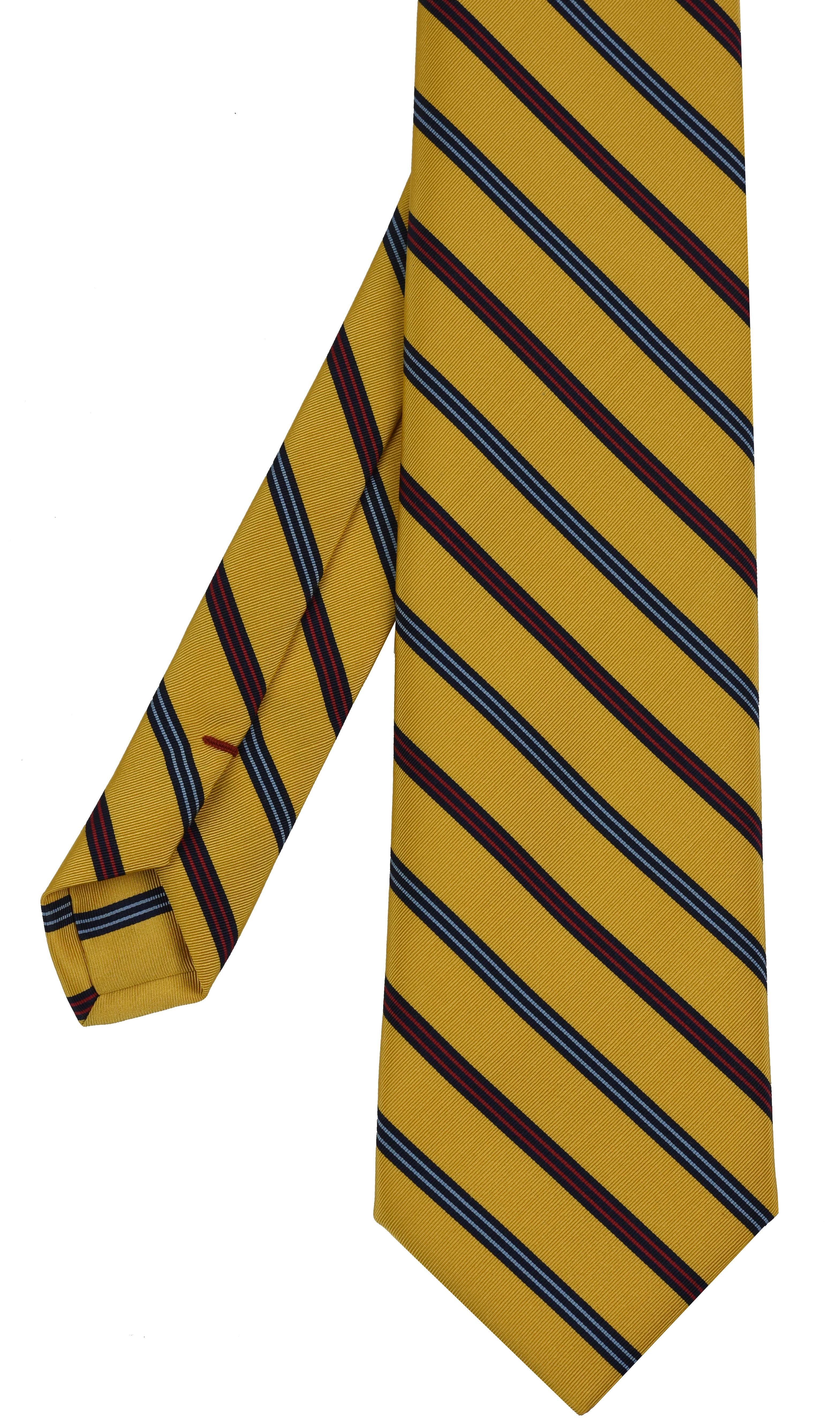 {[en]:Atkinsons Stripe Irish Poplin Tie