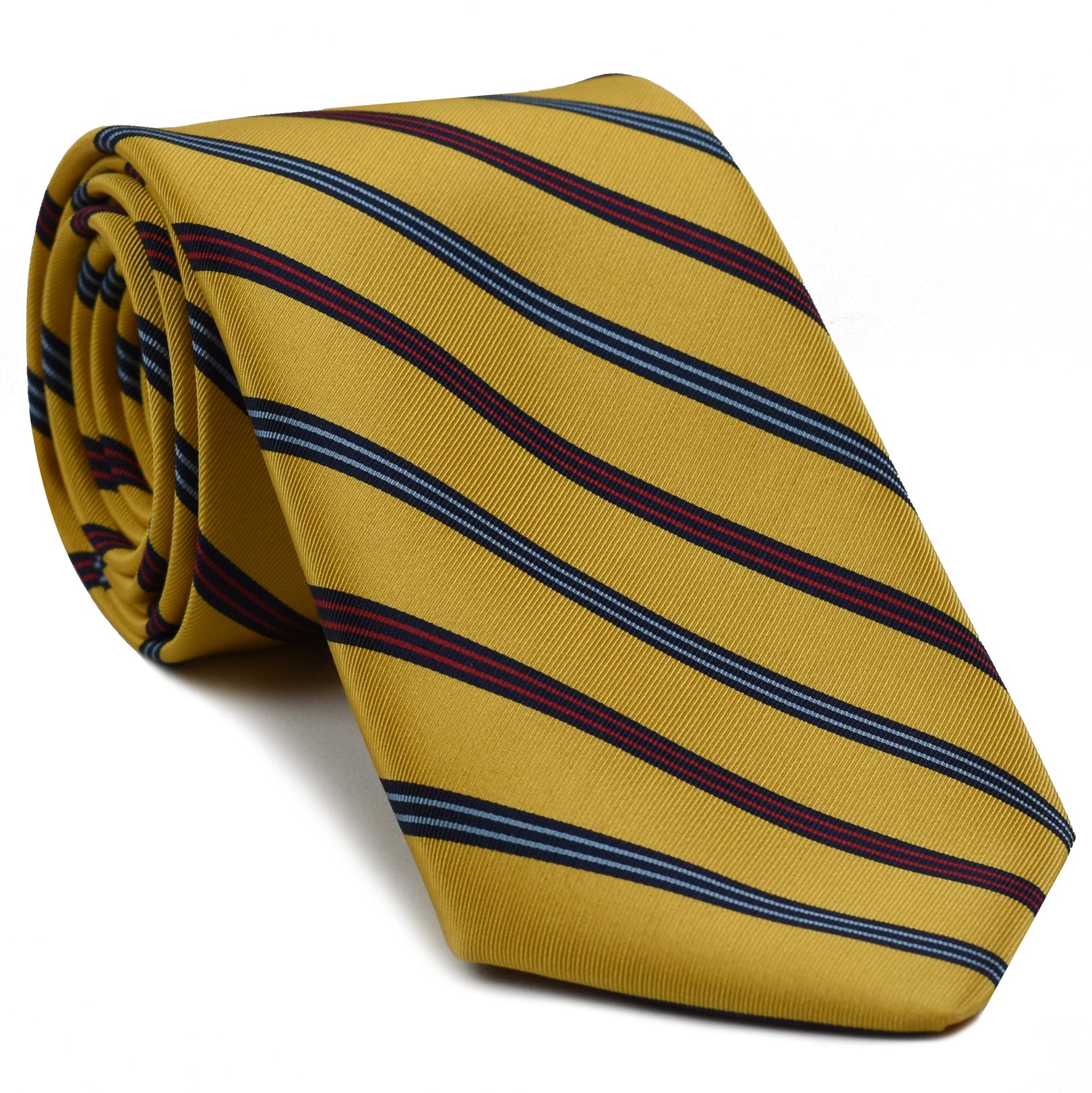 {[en]:Atkinsons Stripe Irish Poplin Tie