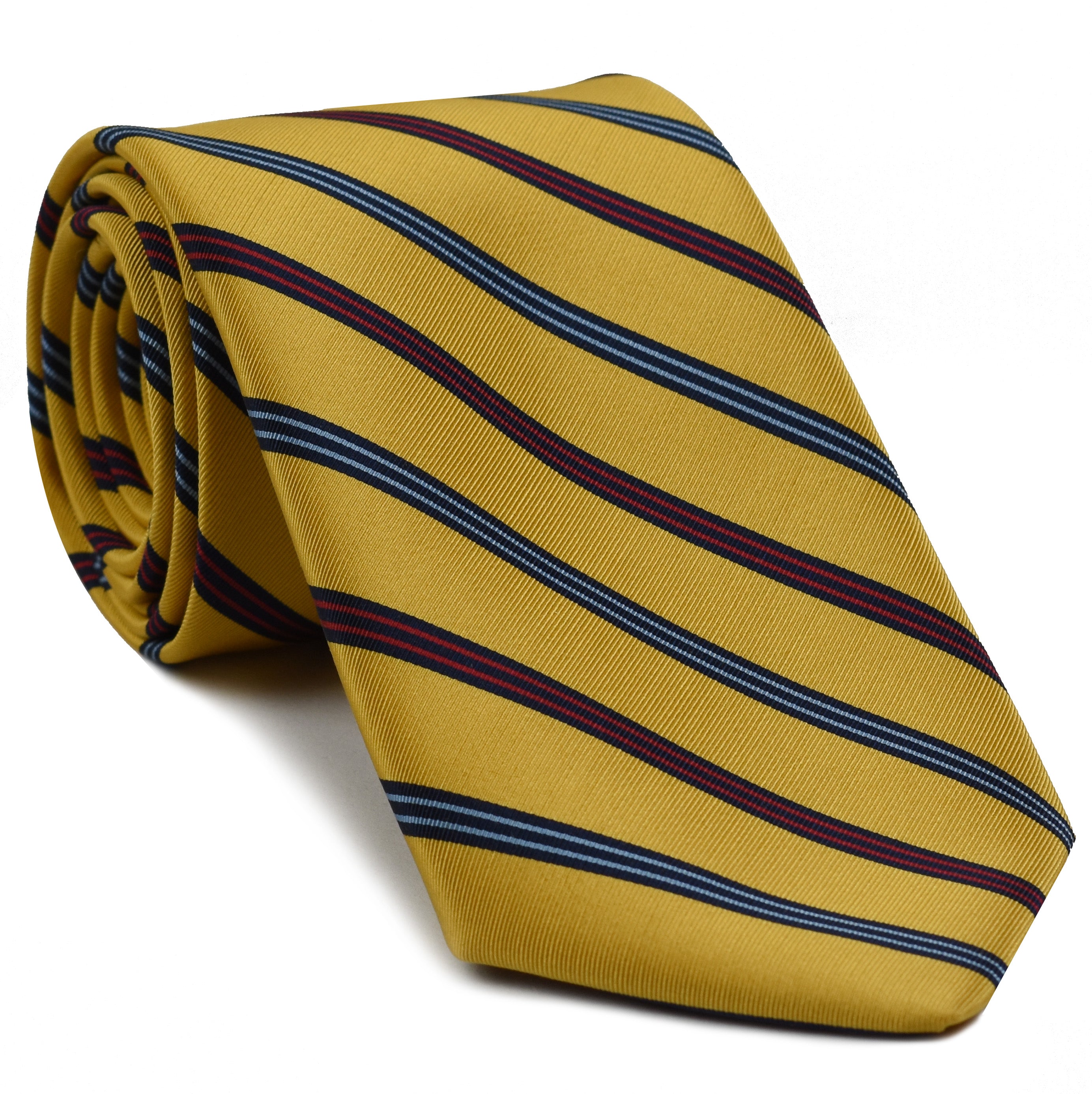{[en]:Atkinsons Stripe Irish Poplin Tie