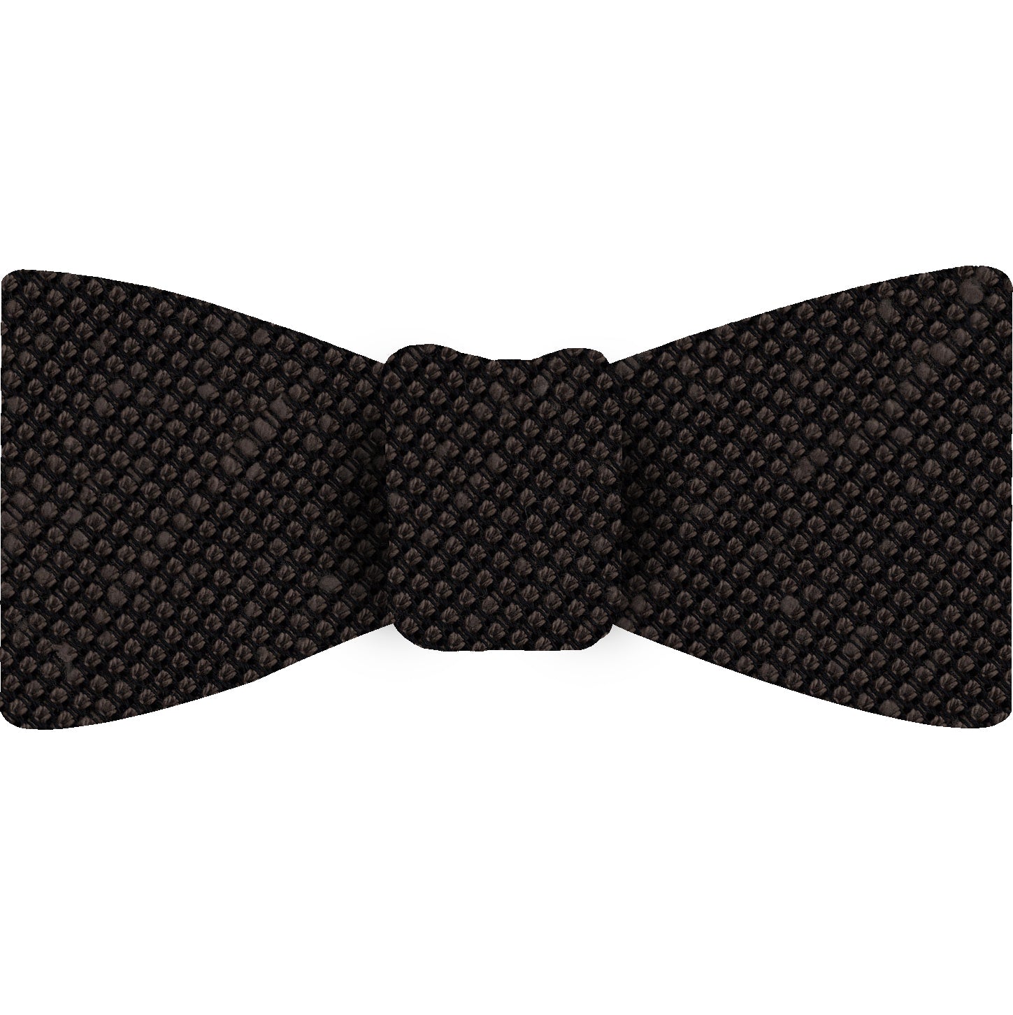 {[en]:Dark Chocolate Shantung Grenadine Fina Silk Bow Tie
