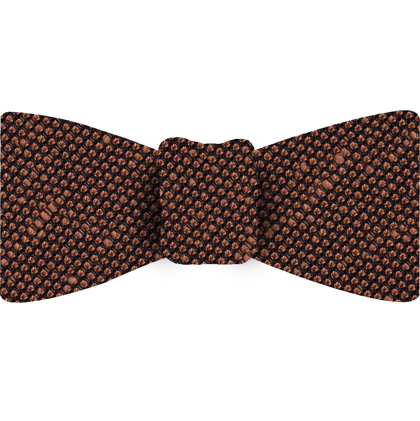 {[en]:Brick Shantung Grenadine Fina Silk Bow Tie
