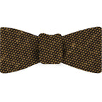 {[en]:Yellow Gold Shantung Grenadine Fina Silk Bow Tie