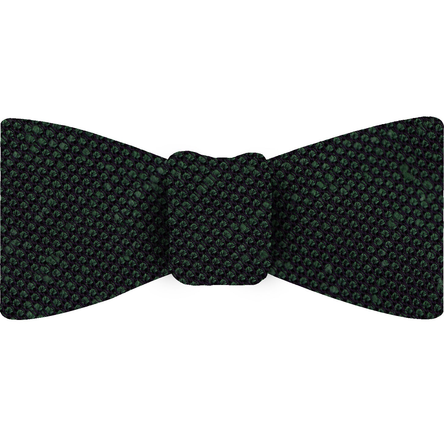 {[en]:Forest Green Shantung Grenadine Fina Silk Bow Tie