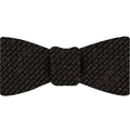 {[en]:Dark Chocolate Shantung Grenadine Grossa Silk Bow Tie