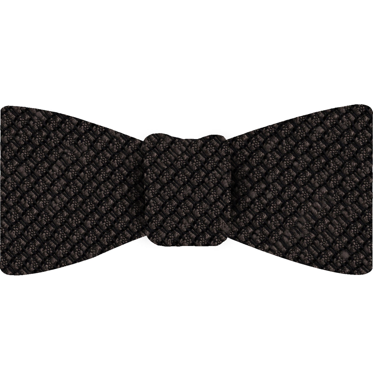{[en]:Dark Chocolate Shantung Grenadine Grossa Silk Bow Tie
