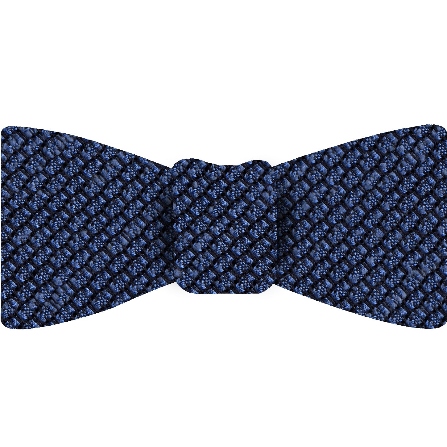 {[en]:Sky Blue & White on Midnight Blue Mogador Pattern Bow Tie