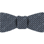 {[en]:Powder Blue Shantung Grenadine Grossa Silk Bow Tie