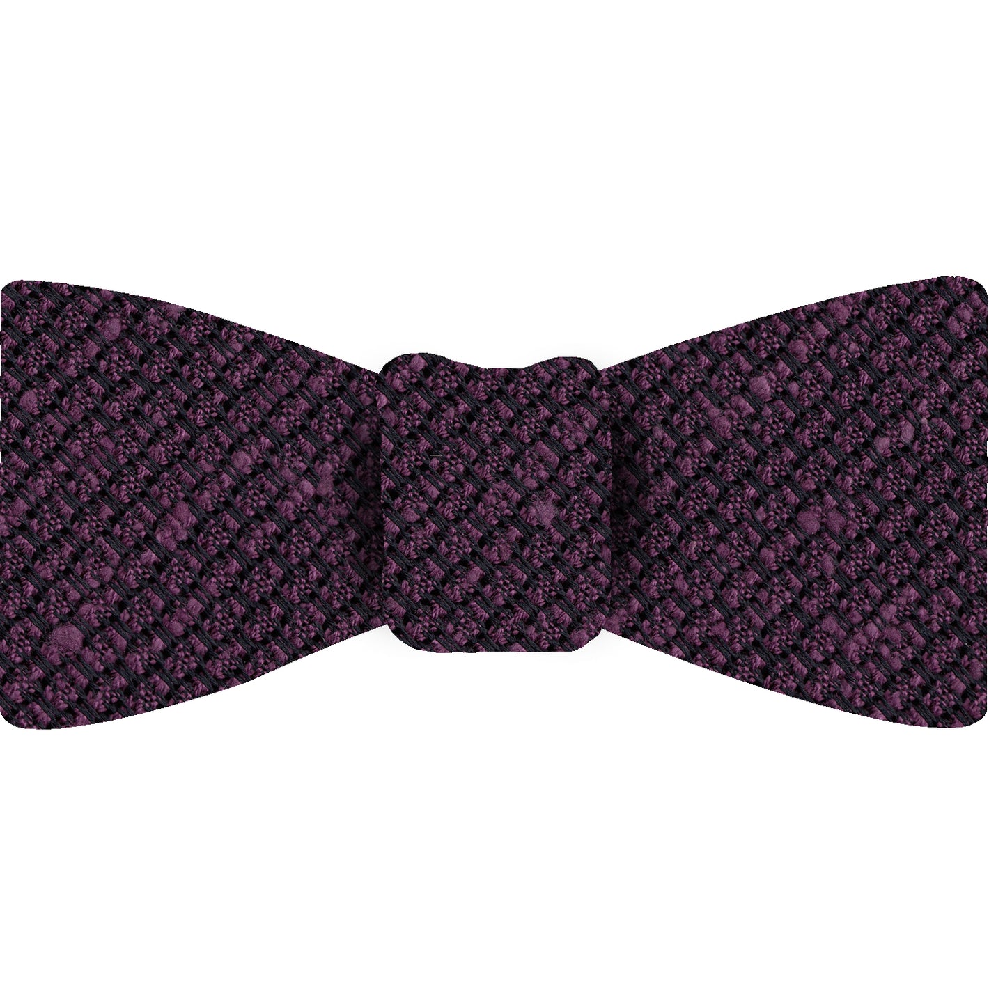 {[en]:Purple Shantung Grenadine Grossa Silk Bow Tie