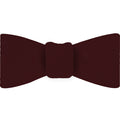 {[en]:Burgundy Barathea Silk Bow Tie