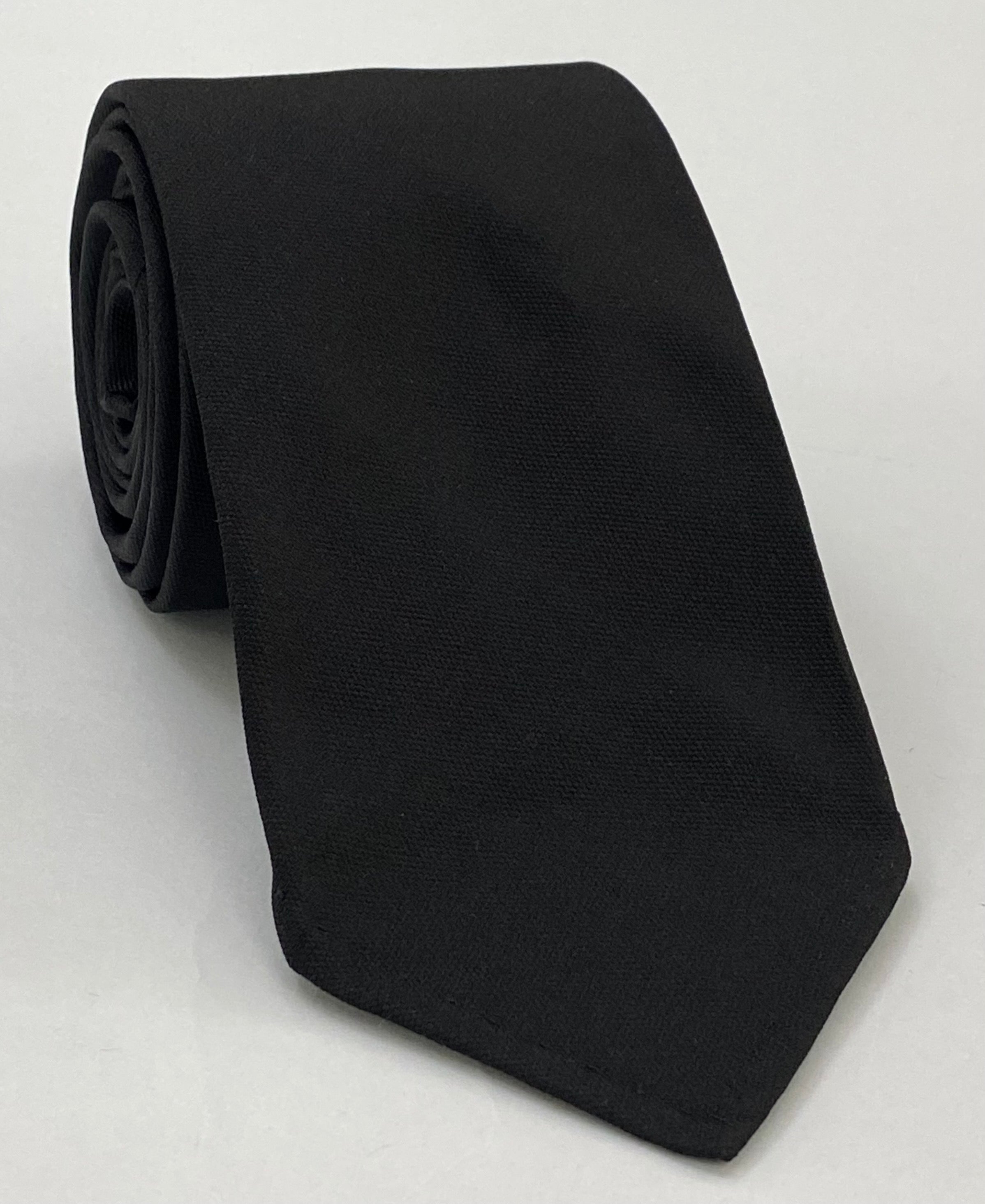 블랙 바라시아 실크 타이 BAT-6