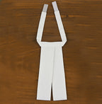 White Belgian Linen Barrister Band