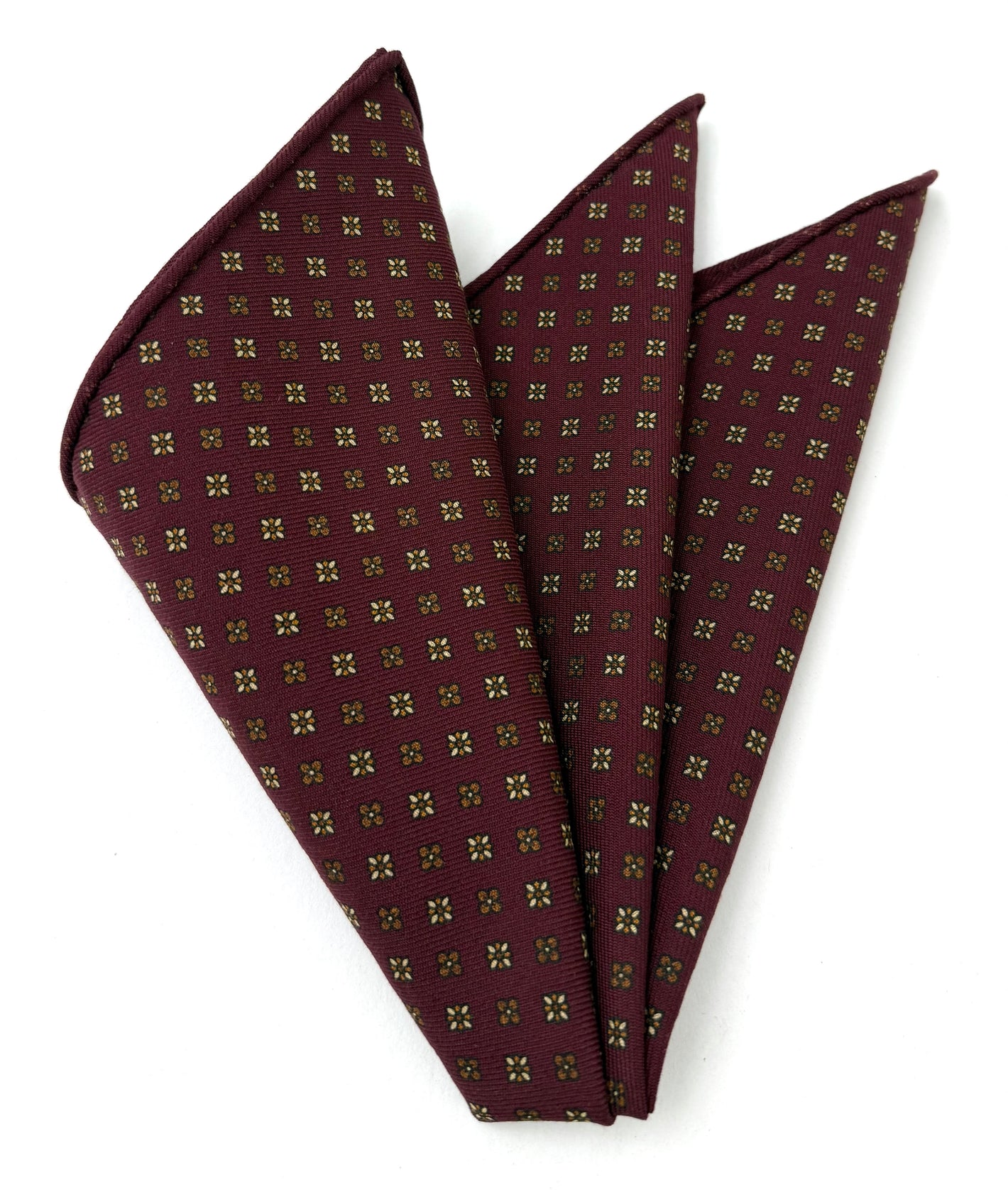 패턴 찰리스 울 포켓 스퀘어 CHPP-3