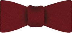 {[en]:Red Solid Challis Wool Bow Tie
