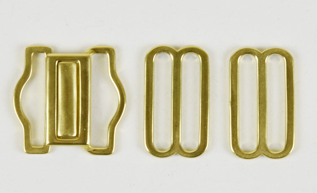 Brass clasp and slider