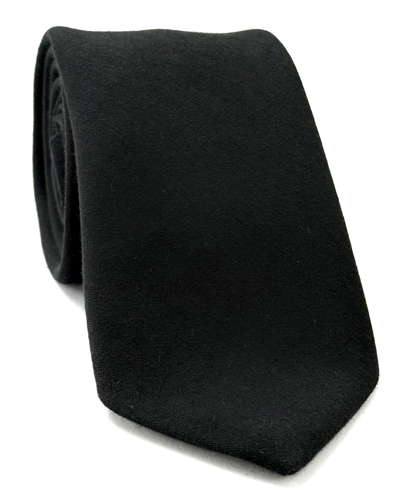 黑色棉/絲領帶 CT-1