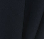 {[en]:Midnight Blue Solid Challis Wool Pocket Square