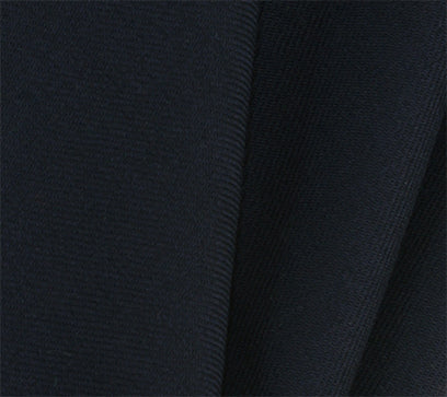 {[en]:Midnight Blue Solid Challis Wool Pocket Square