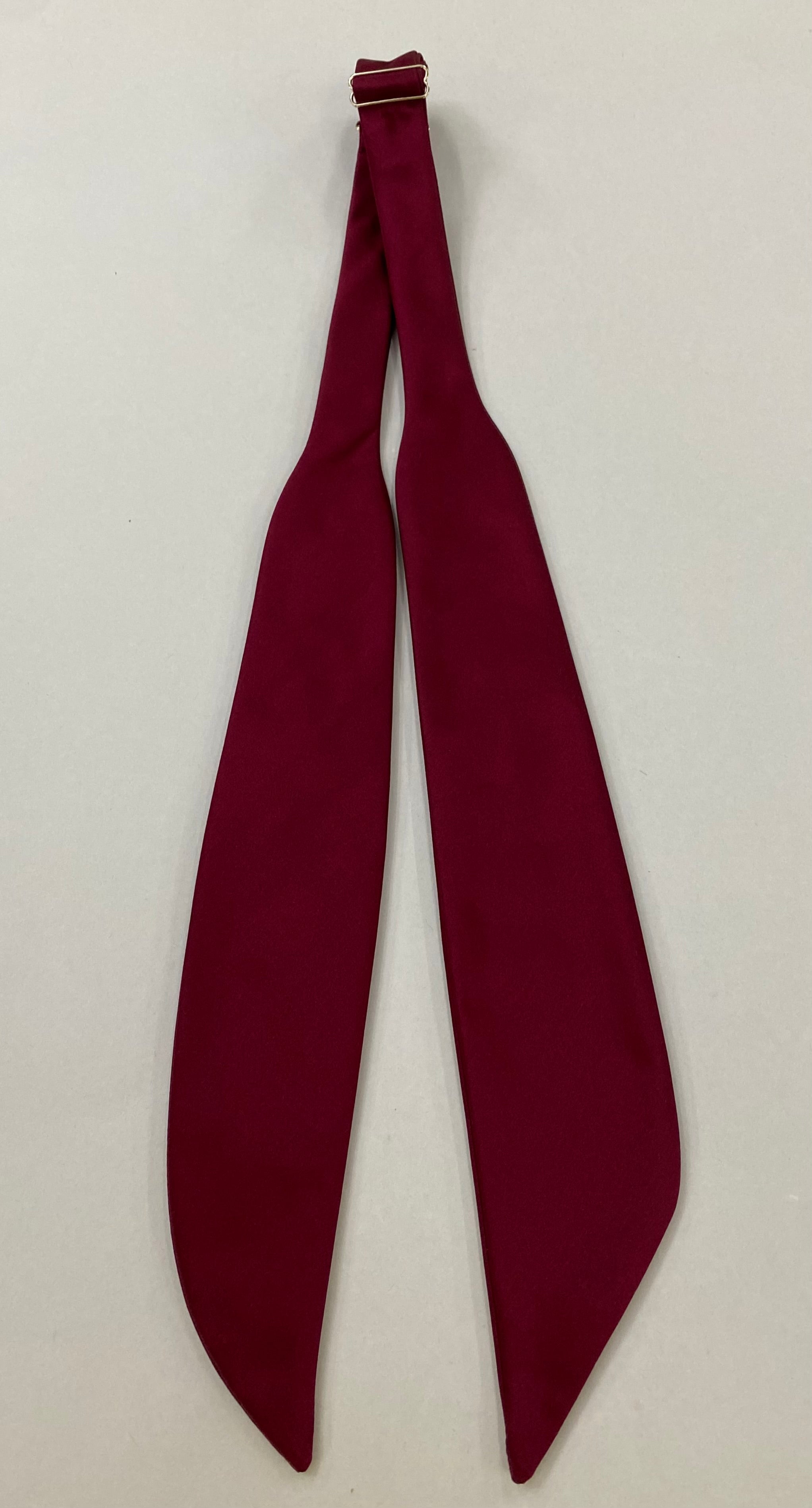 다크 레드 새틴 실크 보타이 #ISABT-10