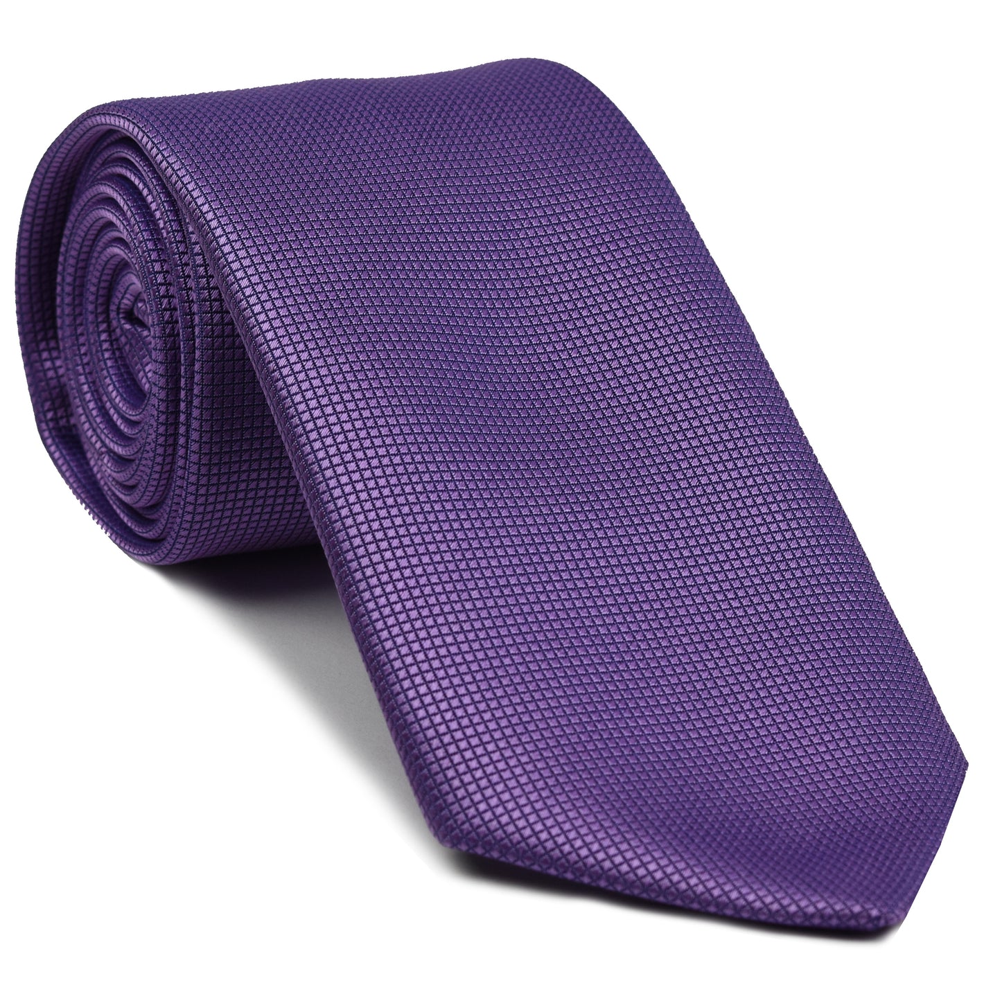 {[en]:Magenta Diamond Weave Silk Tie