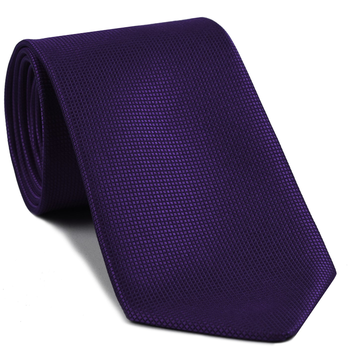 {[en]:Royal Blue Diamond Weave Silk Tie