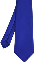 {[en]:Royal Blue Diamond Weave Silk Tie