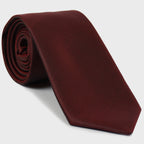 {[en]:Black/Red Diamond Weave Silk Tie