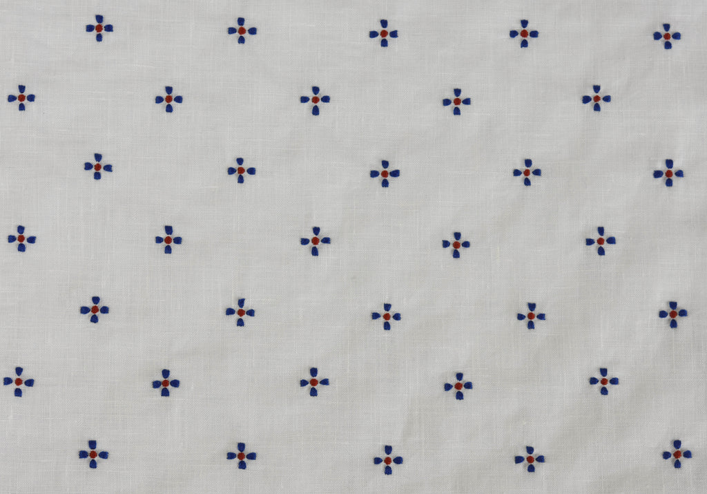 {[en]:Belgian Linen (Hand Sewn) Flower Pocket Square