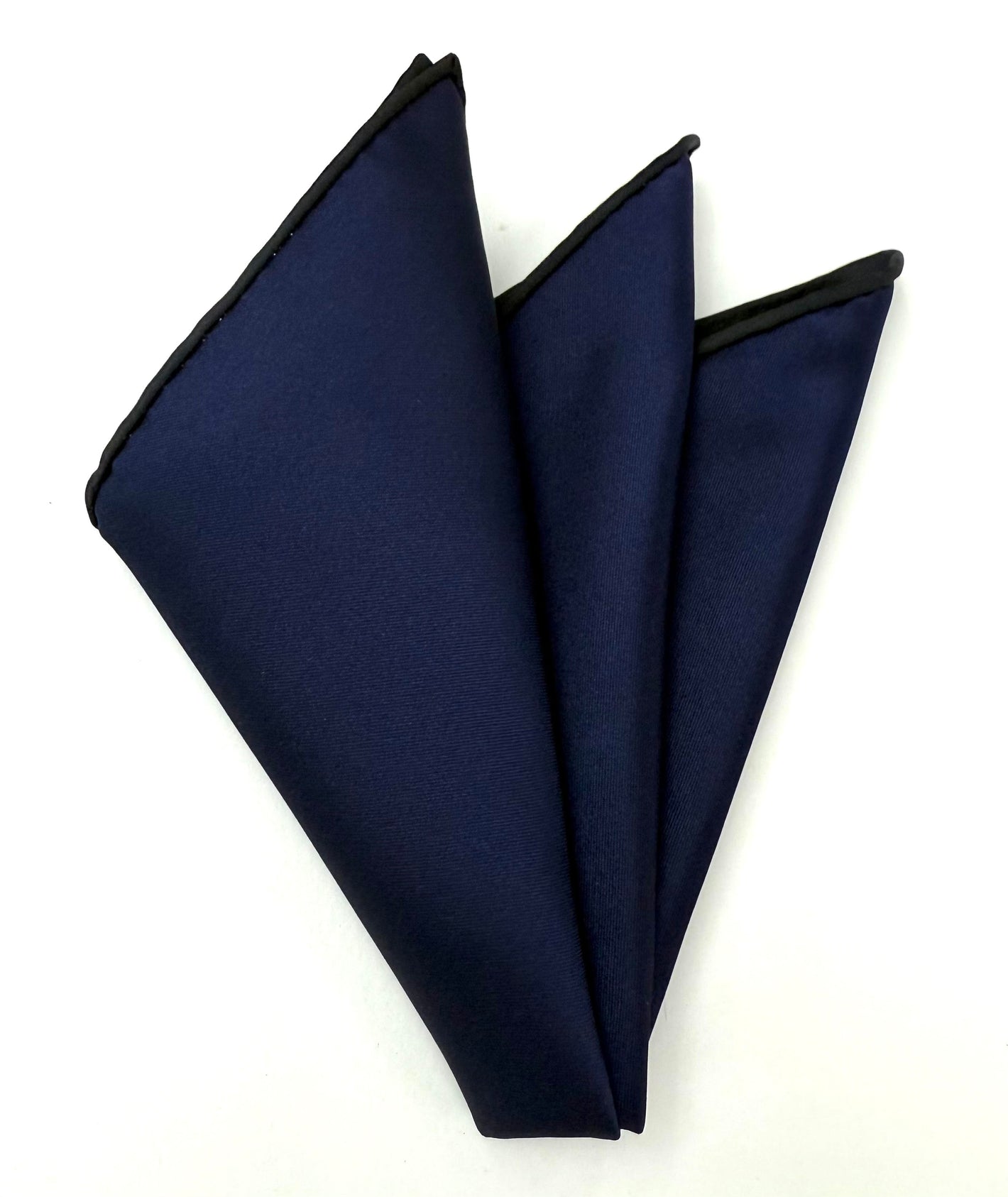 다크 네이비 새틴 실크 포켓 스퀘어 ESAP-5