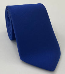 Blue Satin Silk Tie #ESAT-3