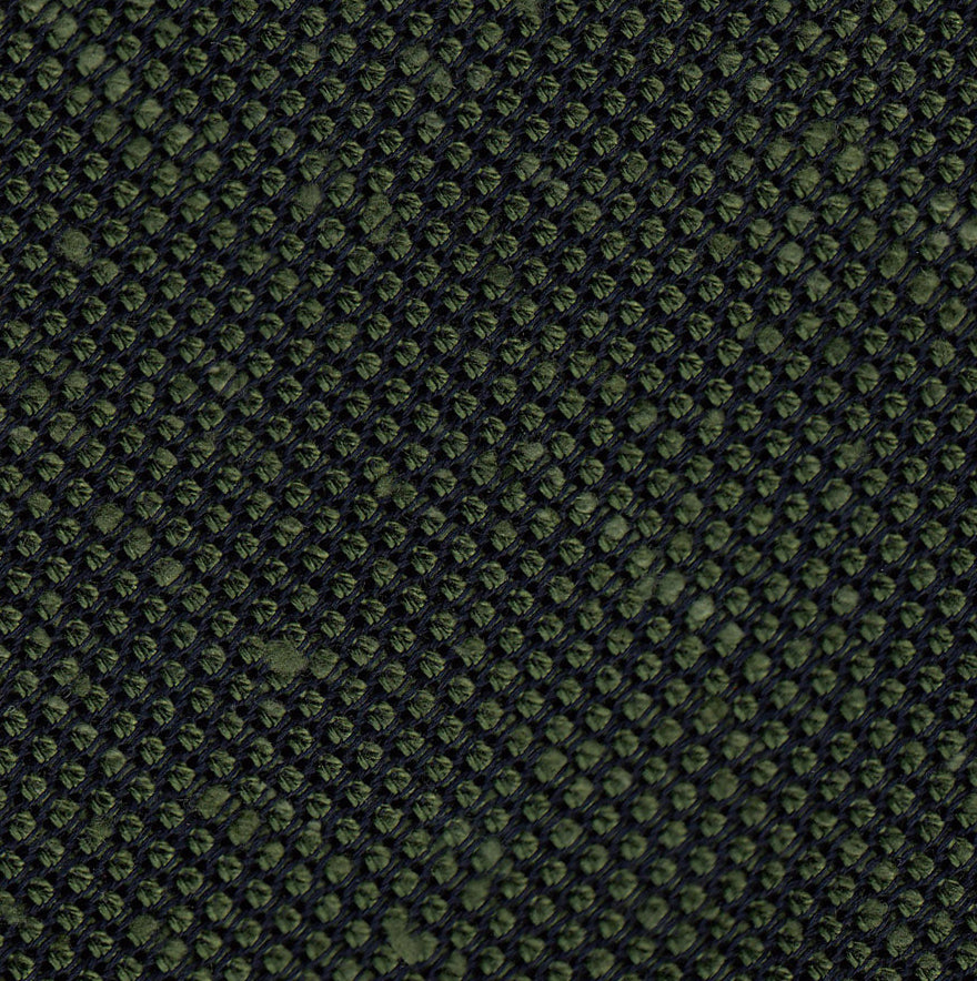 {[en]:Dark Olive Green Shantung Grenadine Fina Silk Bow Tie