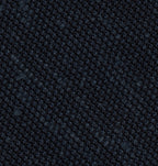 {[en]:Midnight Blue Shantung Grenadine Fina Silk Pocket Square