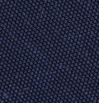 {[en]:Navy Blue Shantung Grenadine Fina Silk Pocket Square