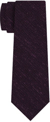 {[en]:Purple Shantung Grenadine Fina Silk Tie