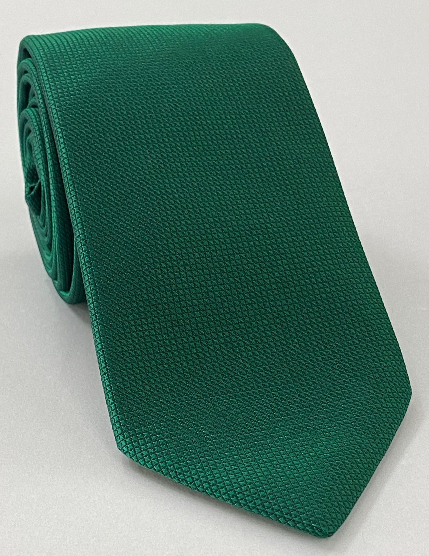 Green Diamond Weave Silk Tie FFDT-24