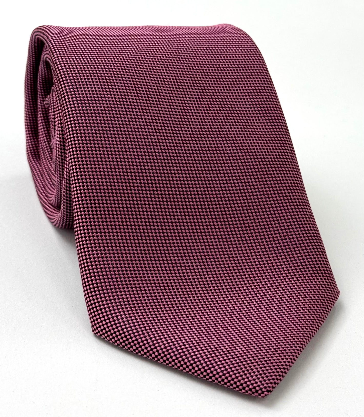 Rose Pink Oxford Silk Tie FFOXT-10