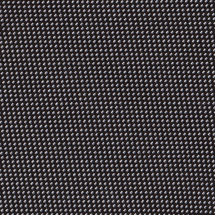 {[en]:Silver Gray Oxford Weave Silk Pocket Square