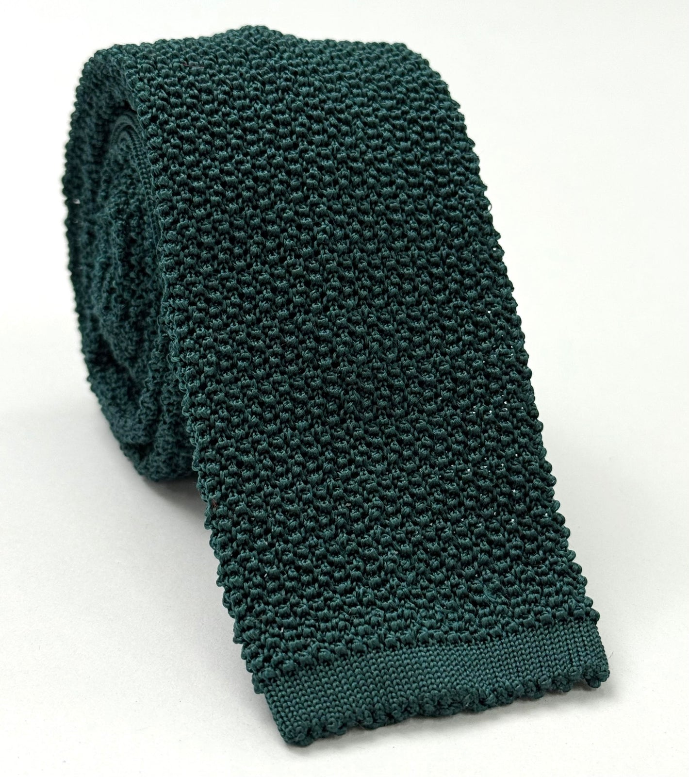 Forest Green Silk Knit Tie KT-11