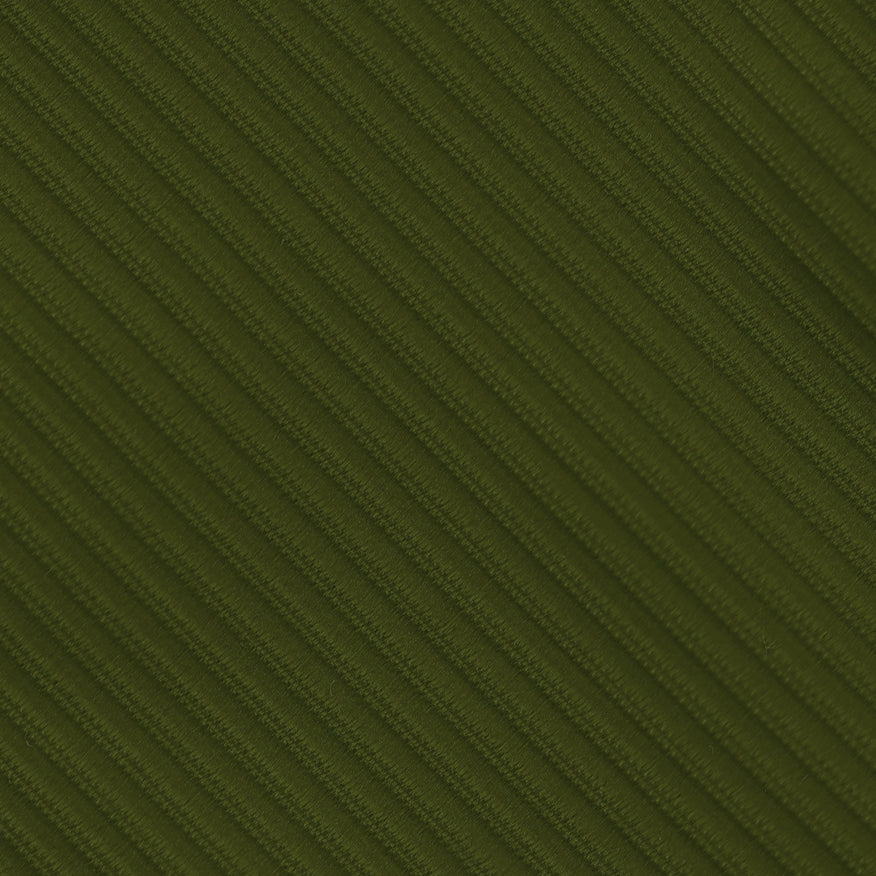 {[en]:Olive Green Grosgrain Silk Pocket Square