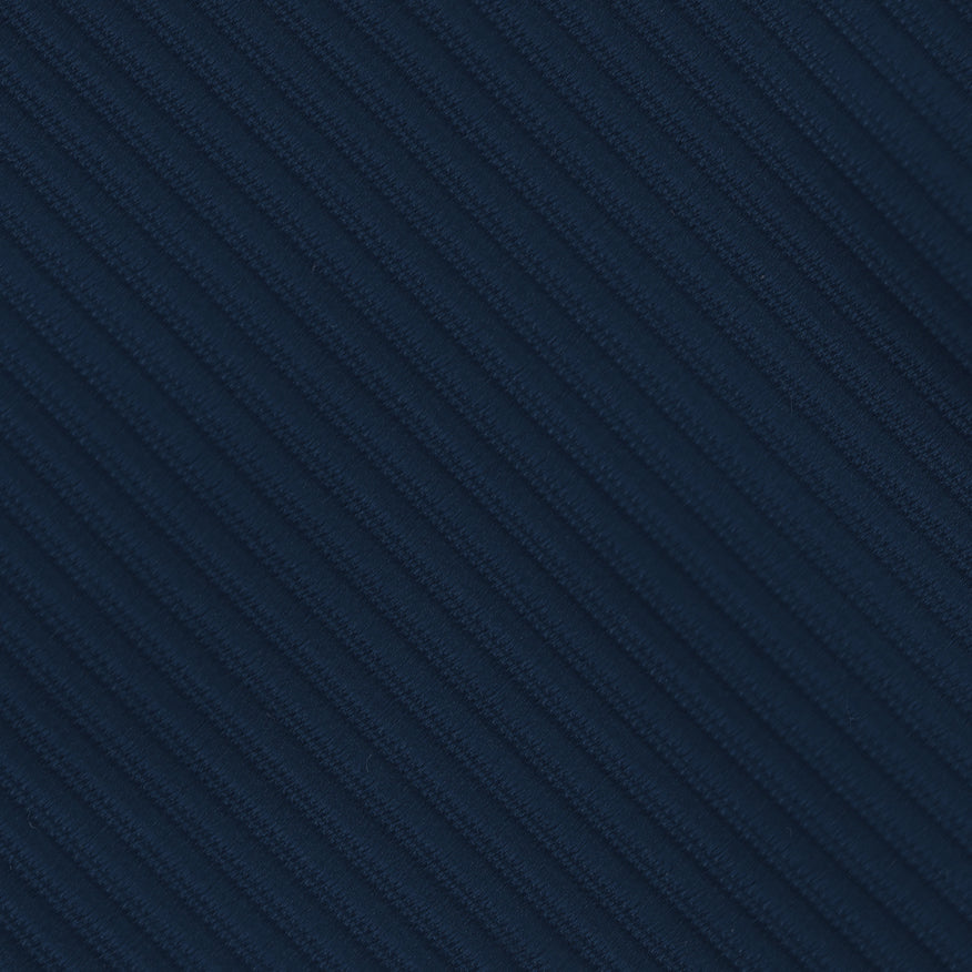 {[en]:Navy Blue Grosgrain Silk Pocket Square