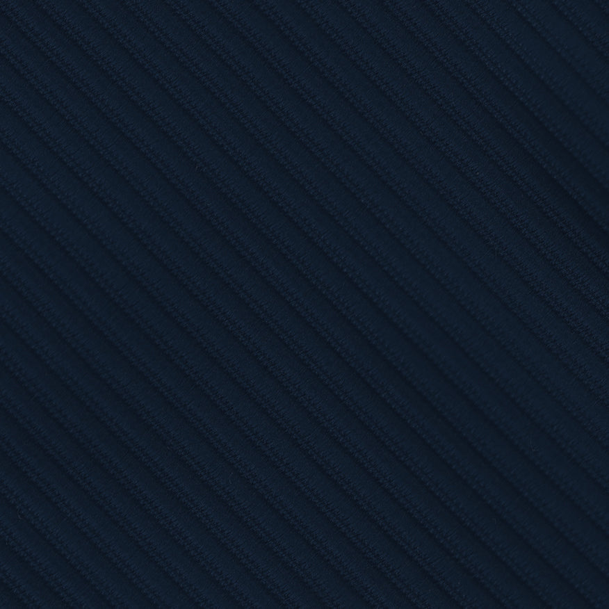 {[en]:Midnight Blue Grosgrain Silk Pocket Square