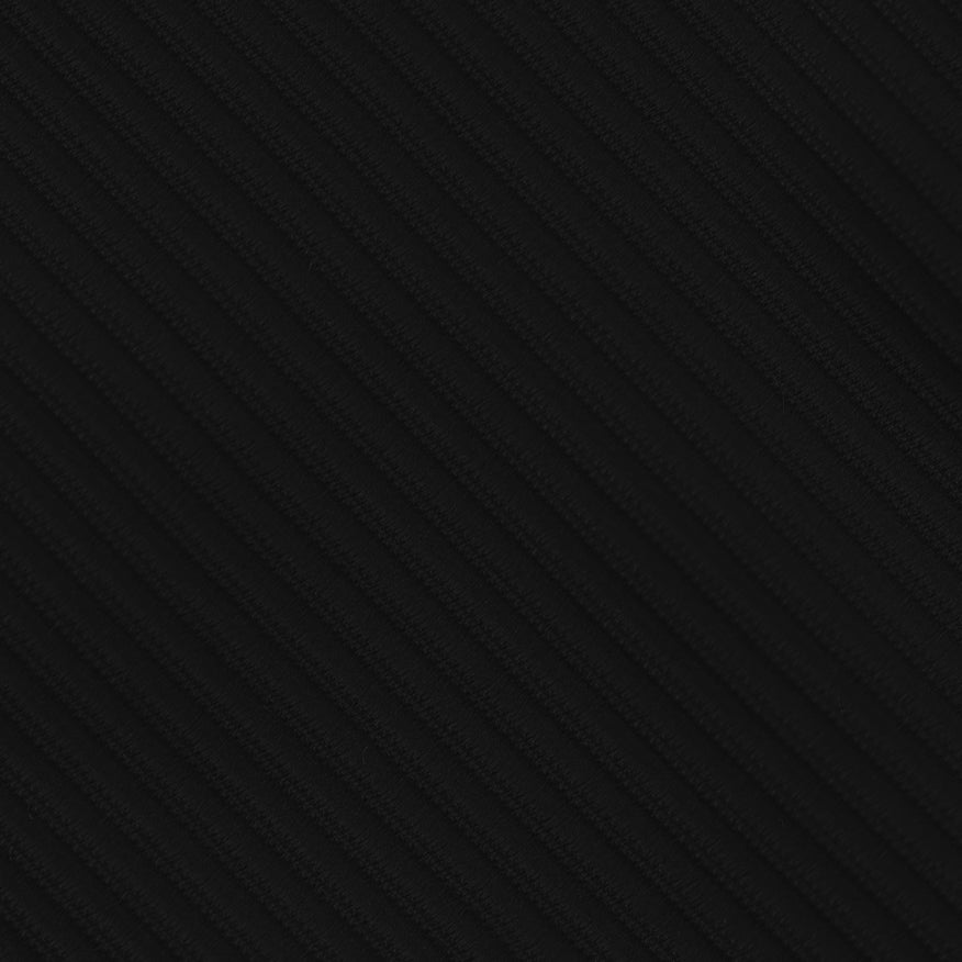 {[en]:Black Grosgrain Silk Pocket Square