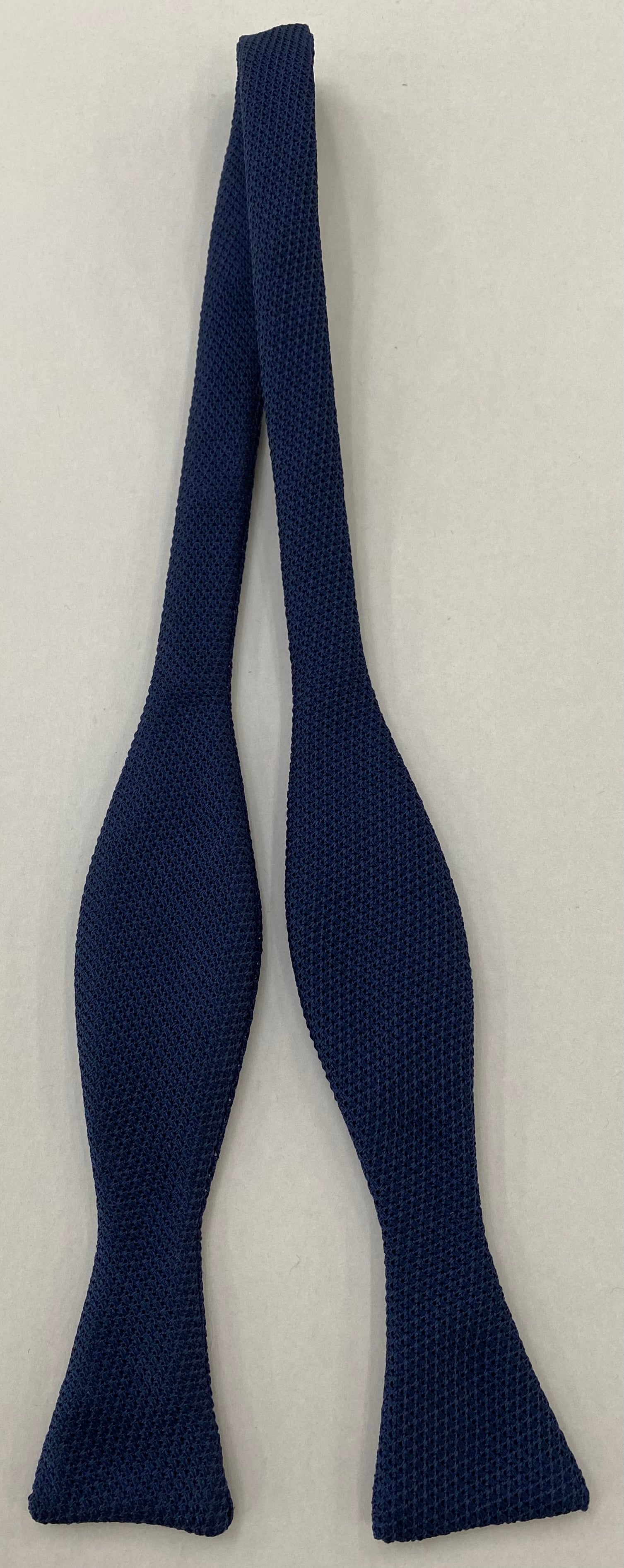 Soft Navy Grenadine Fina Silk Bow Tie GFBT-11