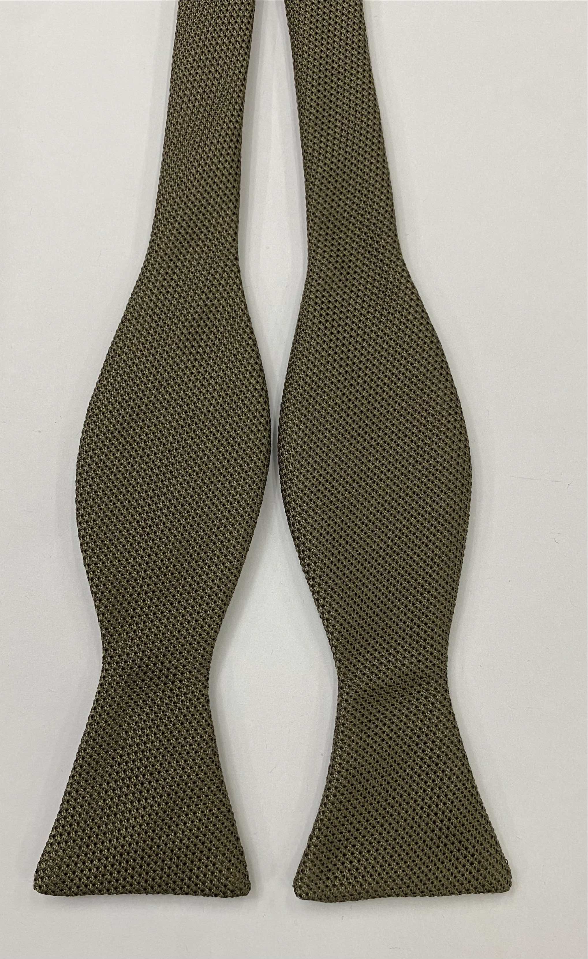 Sage Grenadine Fina Silk Bow Tie GFBT-19