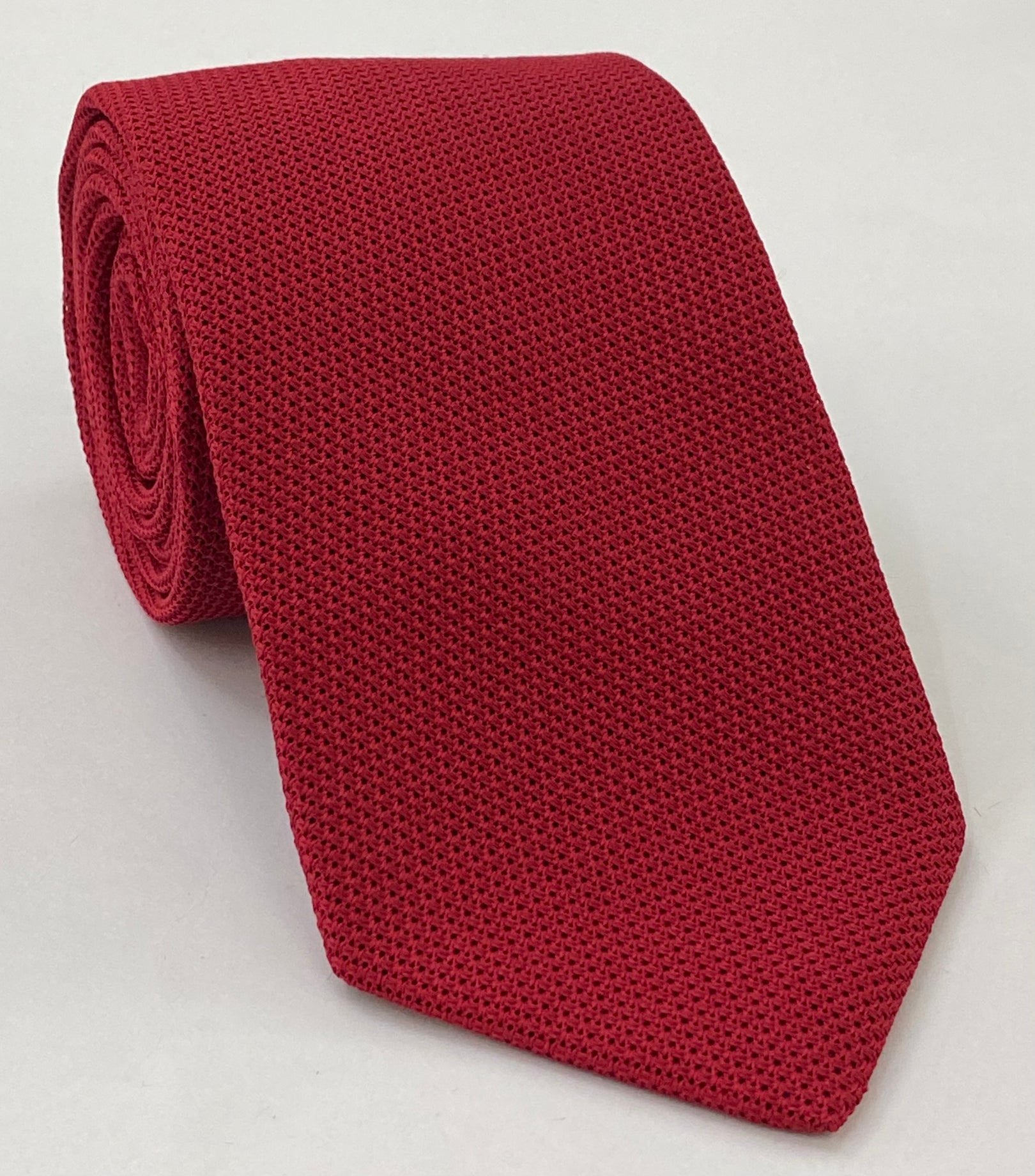 Red Grenadine Fina Silk Tie #GFT-1