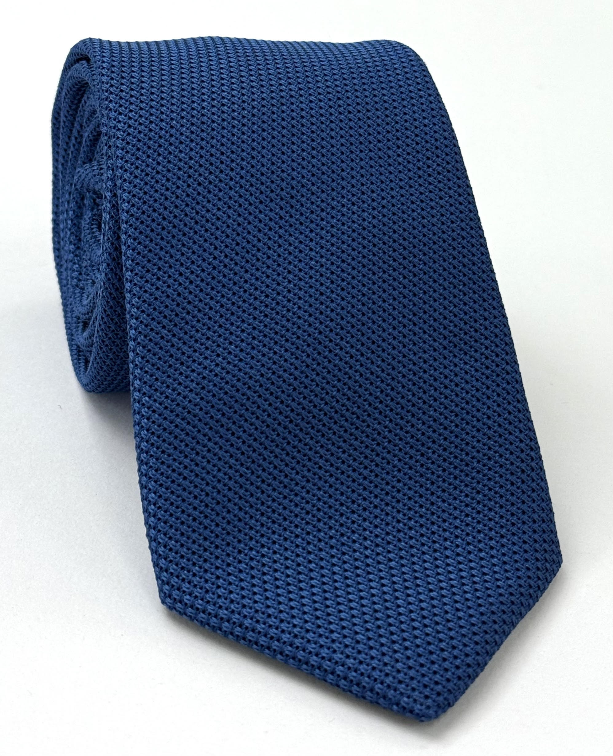 Blue Grenadine Fina Silk Tie GFT-13