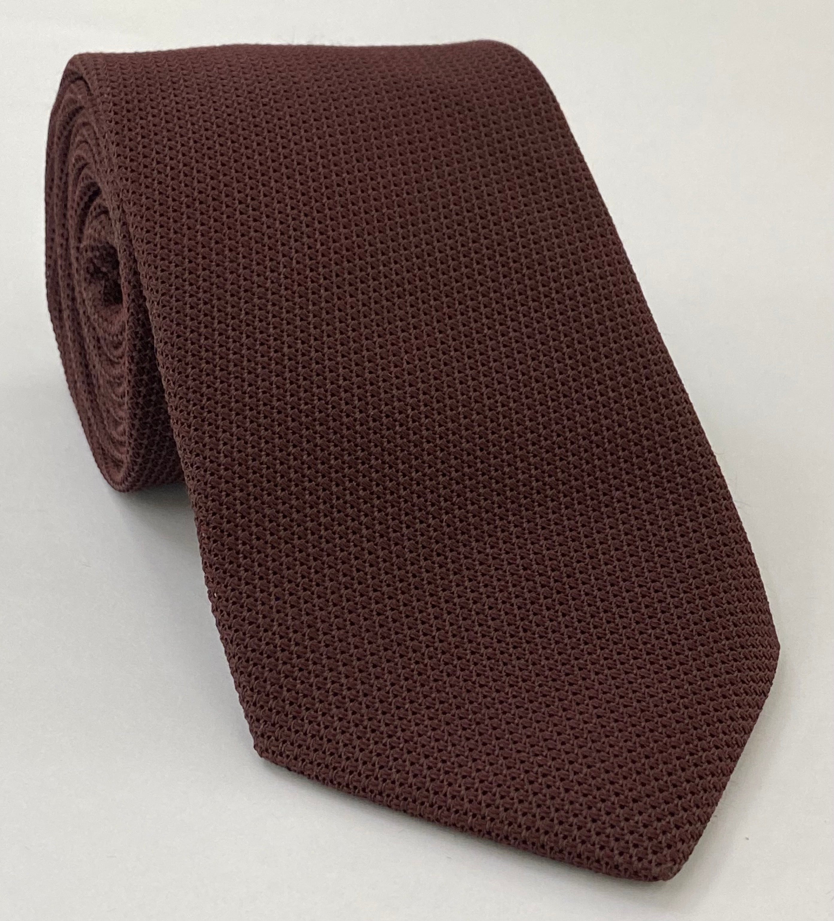 Burgundy Grenadine Fina Silk Tie GFT-3