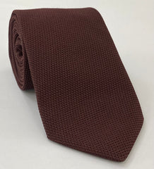 Burgundy Grenadine Fina Silk Tie GFT-3