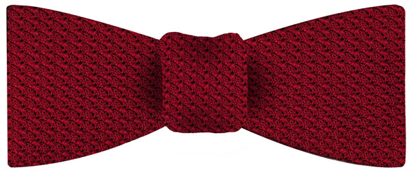 レッドグレナディン・グロッサ・シルク蝶ネクタイ #GGBT-1